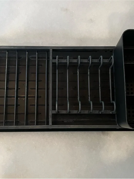 Brabantia Compact Dish Drying Rack Charcoal Pottery Barn Dish Drainer