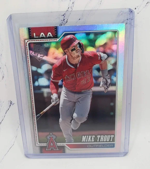 2026 Topps Series 1 Mike Trout #350 Rainbow Foil Los Angeles Angels