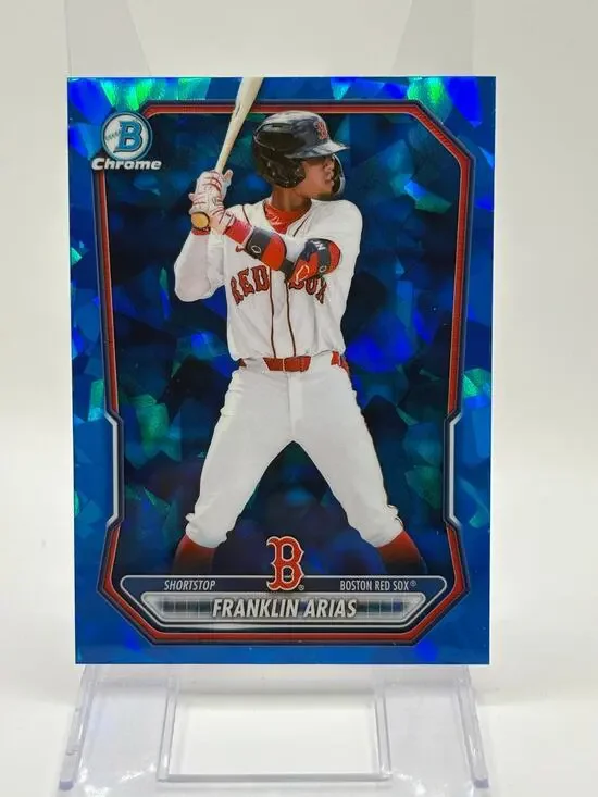 2026 Bowman Sapphire Franklin Arias Chrome Prospects #BCP-27 Boston Red Sox
