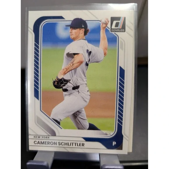 2026 Panini Donruss Baseball Cameron Schlittler New York Card No. 97 Pitcher
