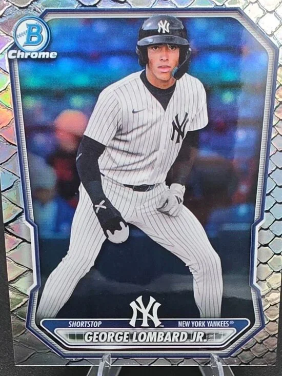 2026 Bowman - Chrome Prospects George Lombard Jr. #BCP -64 Reptilian Refractor