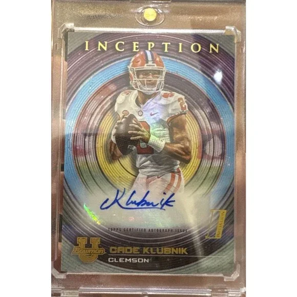 Cade Klubnik 1st 2022-23 Bowman Inception University Auto #BIA-CK Clemson