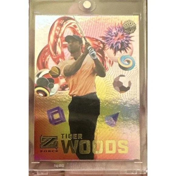 2022 Skybox Metal Universe Champions Z-Force Tiger Woods Z-15