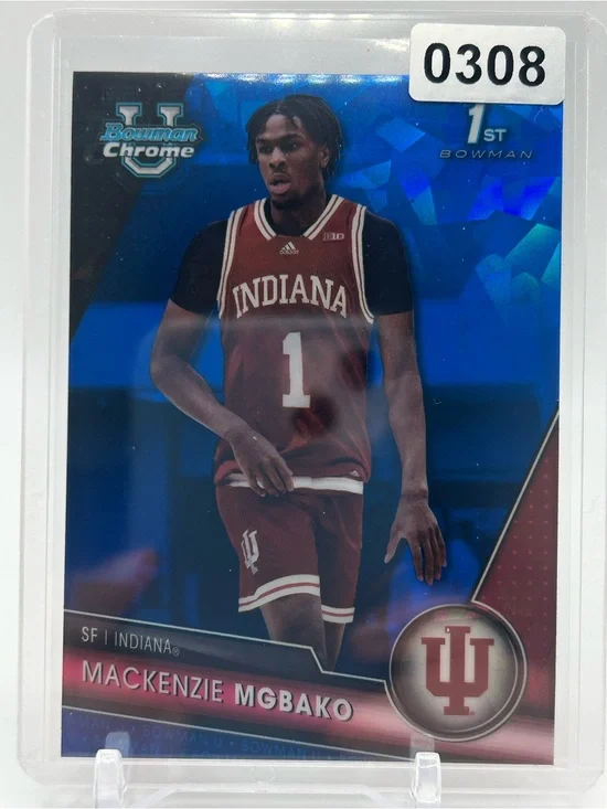 Mackenzie Mgbako Indiana Basketball Card 🏀 1st Bowman
