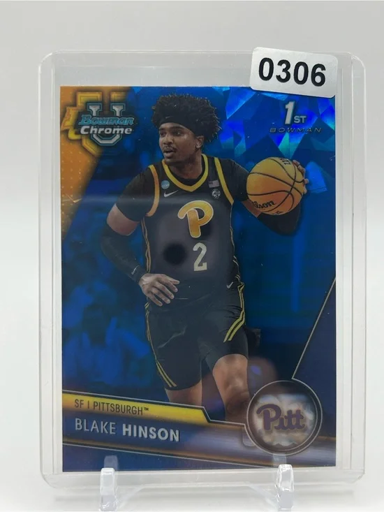 Blake Hinson Pittsburgh Basketball Trading Card 🏀 1st Bowman