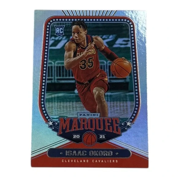 2020 2021 Panini Chronicles Marquee Isaac Okoro Rookie Card Cleveland‎ Cavaliers