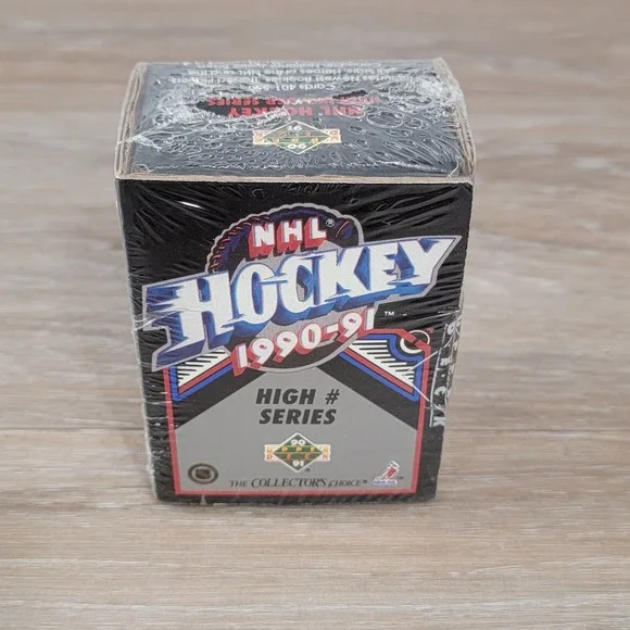 1990-91 Upper Deck NHL Hockey High Number Series Factory Sealed Set 401-550