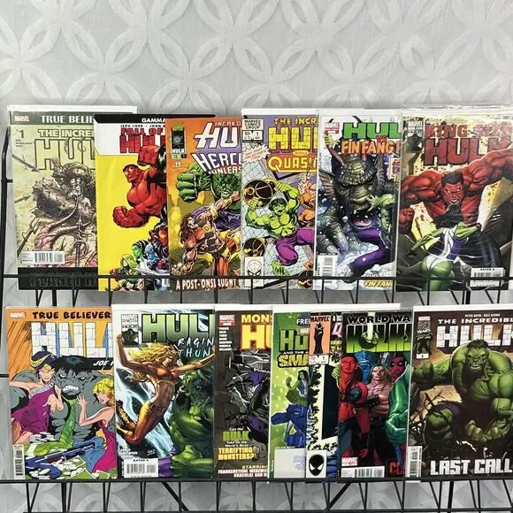 13 Incredible Hulk One Shots Vs Questprobe Quasimodo Last‎ Call Fin Foom Key 1st