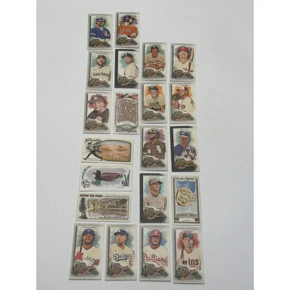 2022 Topps Allen & Ginter Baseball Card Lot 20ct Sandberg Robinson‎ Schwarber SP