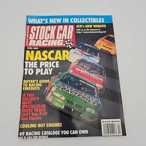 Stock Car Racing Apr‎ 1998 NASCAR The Price to Play, Racing Firesuits Guide