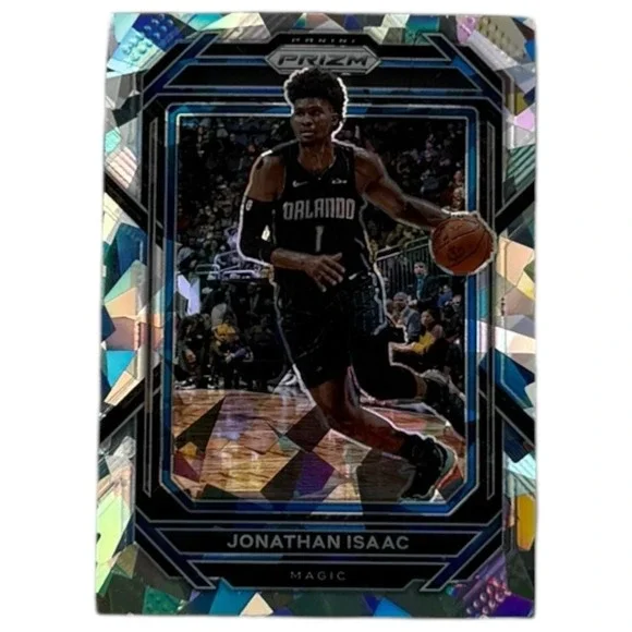 JONATHAN ISAAC 2022-23 Panini PRIZM Silver CRACKED ICE PARALLEL #169‎ Orlando