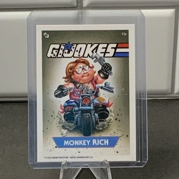GPK Garbage Pail Kids GI‎ Jokes 13a Monkey Rich