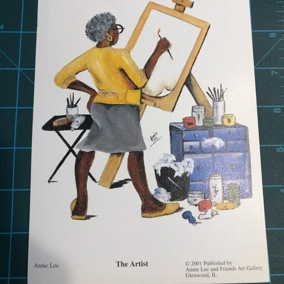 COPY - Annie Lee the artist mini print 5 x 7” vin…