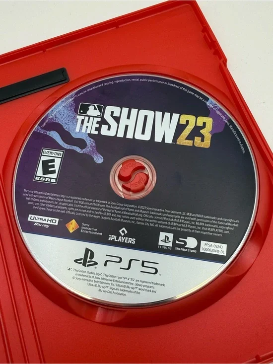 Sony PS5 The Show 23 Disc with Red Case