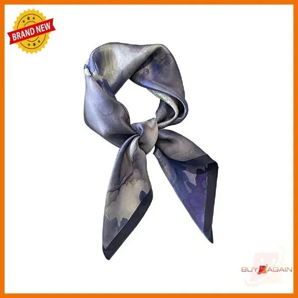 27x27 Mulberry Silk Square Scarf for Neck Hair Accessory