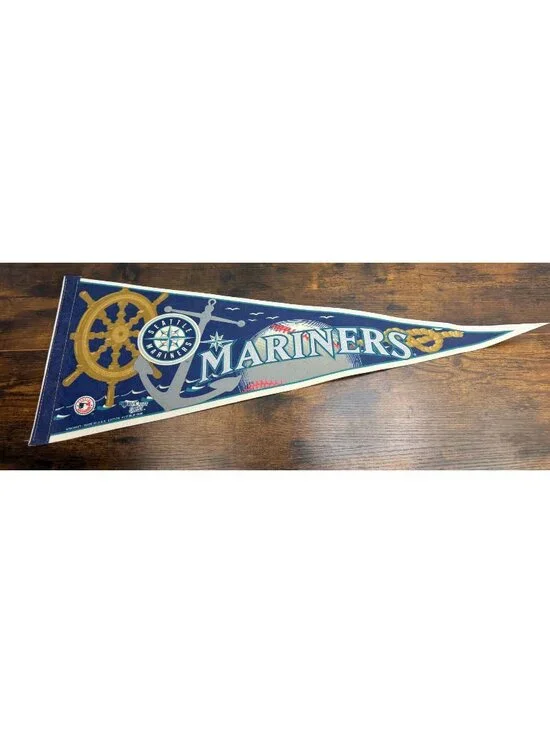 Seattle Mariners 1996 Vintage MLB Felt Pennant By WinCraft 30 inches