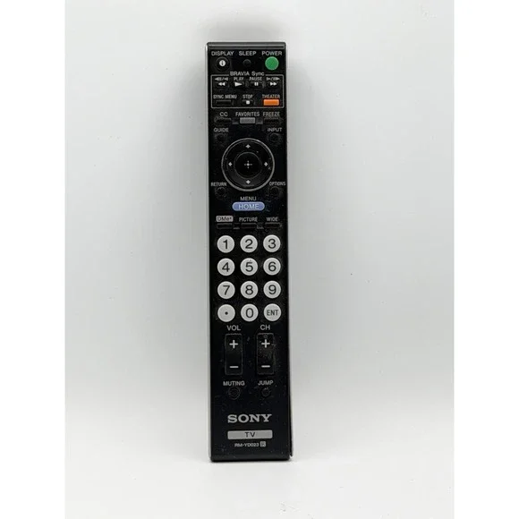 Sony Remote Control RM-YD023 Genuine OEM Black Silver Working