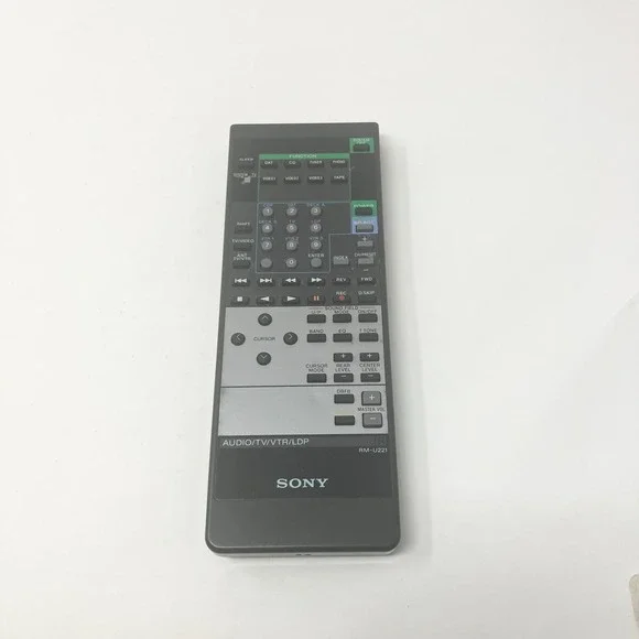 SONY RM-U221 Audio/TV/VTR/LDP Remote Control OEM Tested