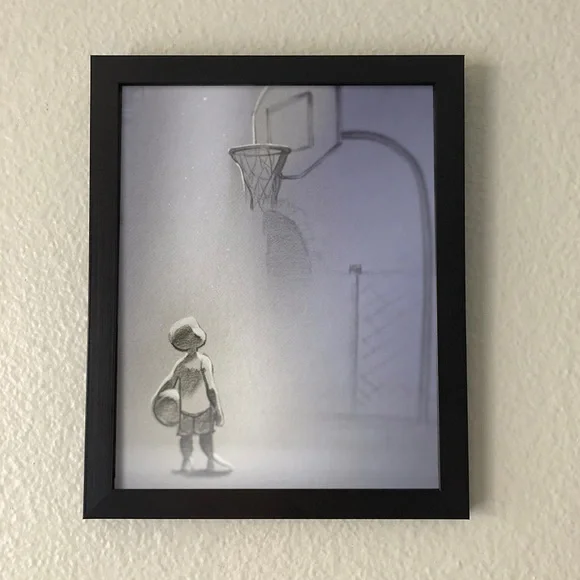 Dear Basketball Kobe Bryant Wall Art
