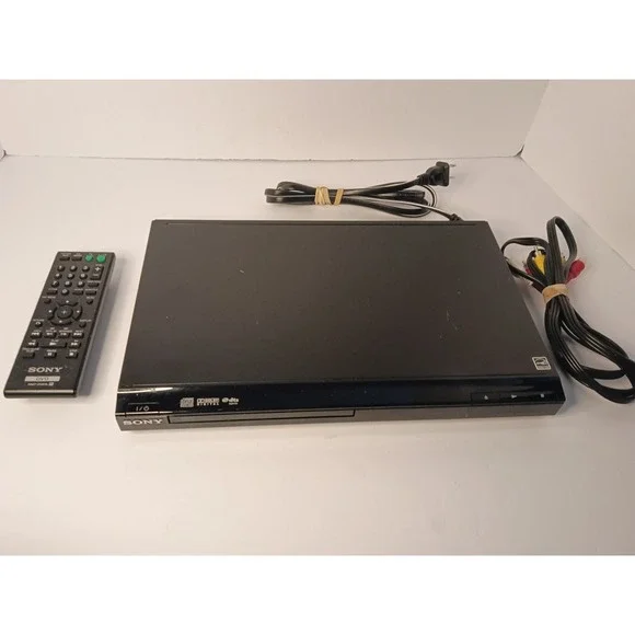 Sony DVP-SR200P Mini DVD Player Progressive Scan Black with Remote - Ships Free