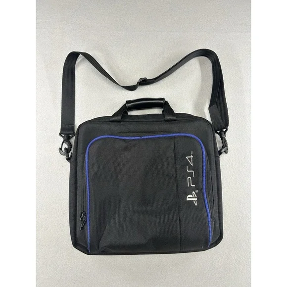Sony PlayStation 4 PS4 Game Console Black/Blue Travel Protection Carry Case