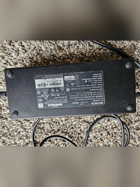 Sony Black AC Power Adapter with Label