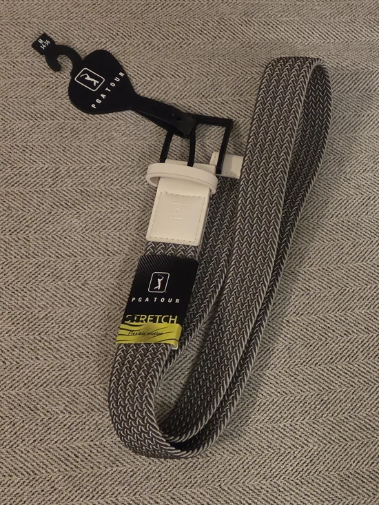 PGA Tour Men’s Stretch Woven Belt. Size M 34-36
