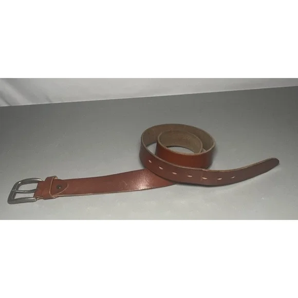 Men's‎ Full Grain Leather Thick Belt Size 40