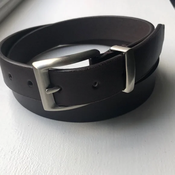 Men’s Dark Brown Leather Belt size X-Large