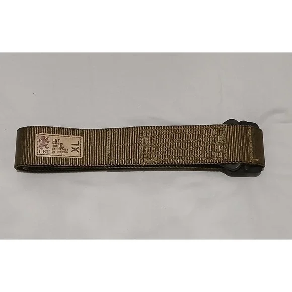 LBT‎ Inc Tactical Belt XL Coyote Tan Nylon Cobra Buckle Made in USA New, Unused