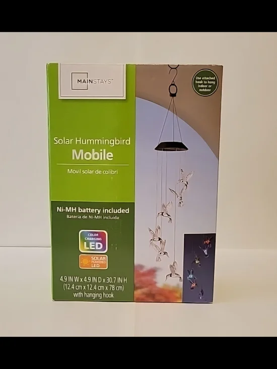 Solar Hummingbird Mobile