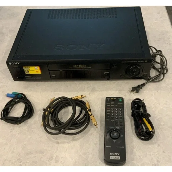 Sony SLV-775HF Hi-Fi Stereo 4-Head VCR VHS Player Recorder TESTED WORKS
