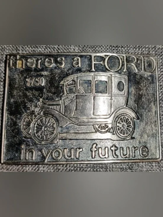 Vtg 70's Belt Buckle  