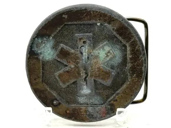 Rockford Safety Co EMS Star of Life Belt Buckle