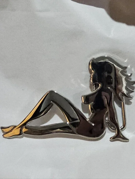 Mudflap Girl Belt Buckle NEW Gift for HIM Trucker