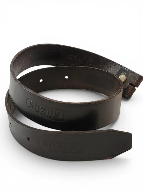 Suzuki Men’s Vintage Brown Belt Size 39 Adjustable