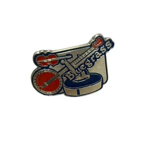 Bluegrass Music Belt Buckle Metal Unisex Belt Buckle Collectible 1980s Vintage