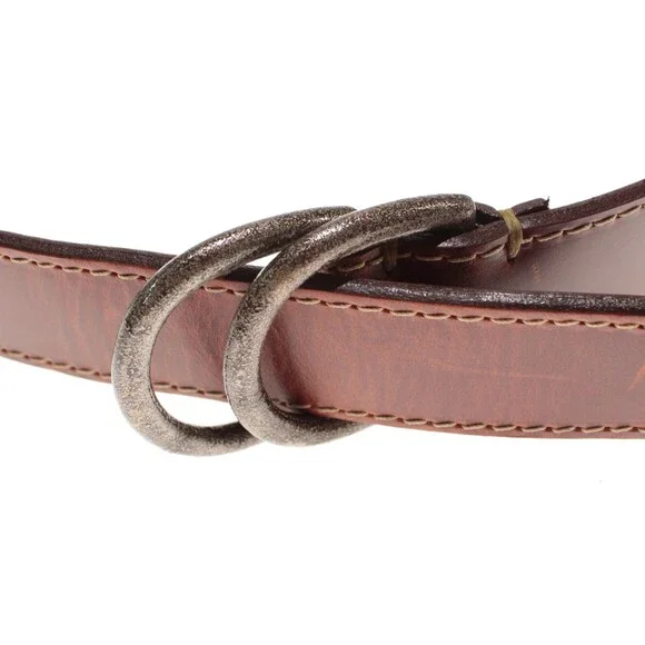 Torino Leather Company NWT Classic Belt Size 36 US in Solid Brown Leather