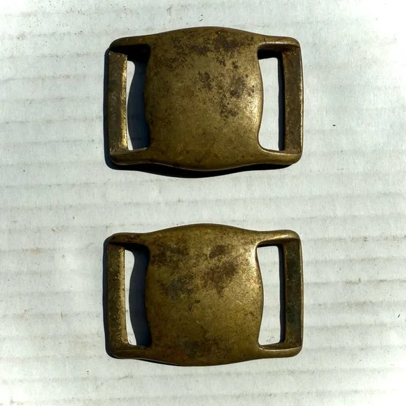 ANTIQUE EARLY BRASS CIVIL‎ WAR ERA HEAVY BELT BUCKLE MILITARY ABOUT 3