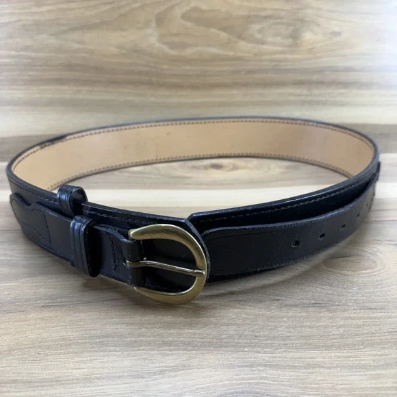 Gould Goodrich Duty Belt 34‎ Black Leather USA Made