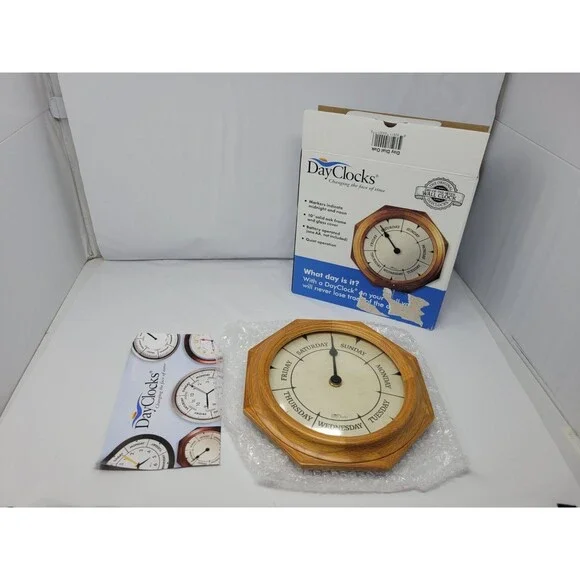 DayClocks Classic Day of the Week Wall Clock 10
