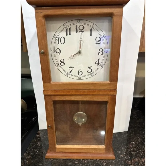 ANTIQUE SESSIONS REGULATOR OAK 