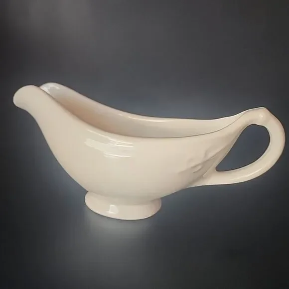 USQMC Military July 15th 1940 Jackson China Gravy Boat W431 QM #3258 WW II Era