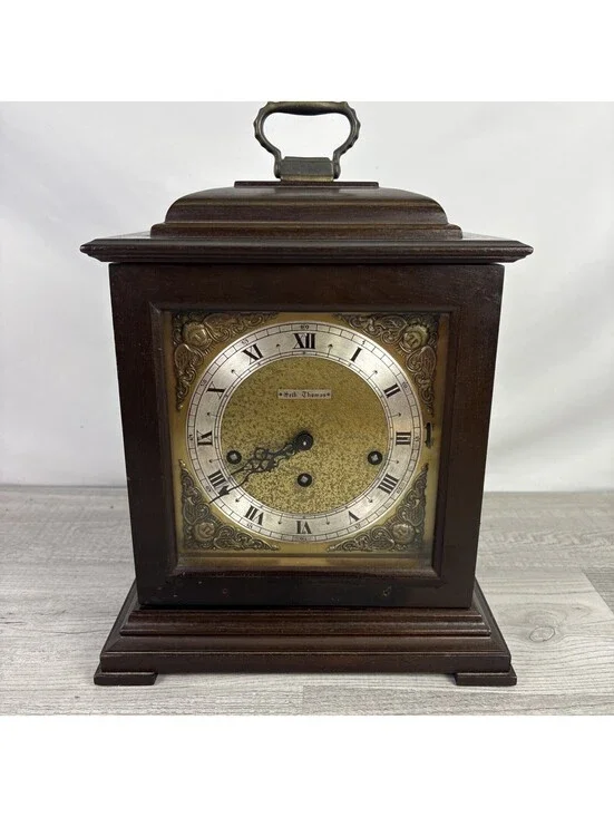 Seth Thomas Legacy 3W Winchester Mantel Clock 1313-000, No Key