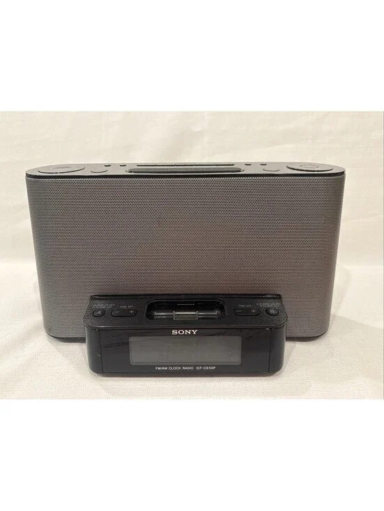 SONY ICF-CS10iP Dream Machine Radio AM/FM Alarm Clock iPod Dock sounds great