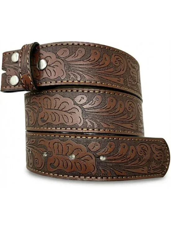 Western Leather Belt Strap 1.5