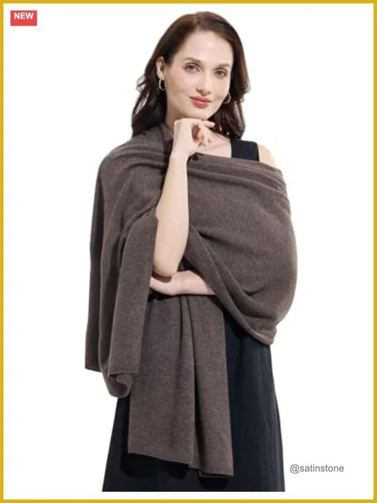 Cashmere Blend Wrap Scarf Stole for Women Extra Large 87
