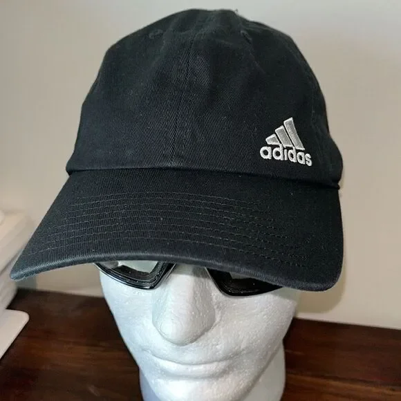 Cotton adjustable Hat Baseball Cap Black Adidas golf tennis pickleball Soccer