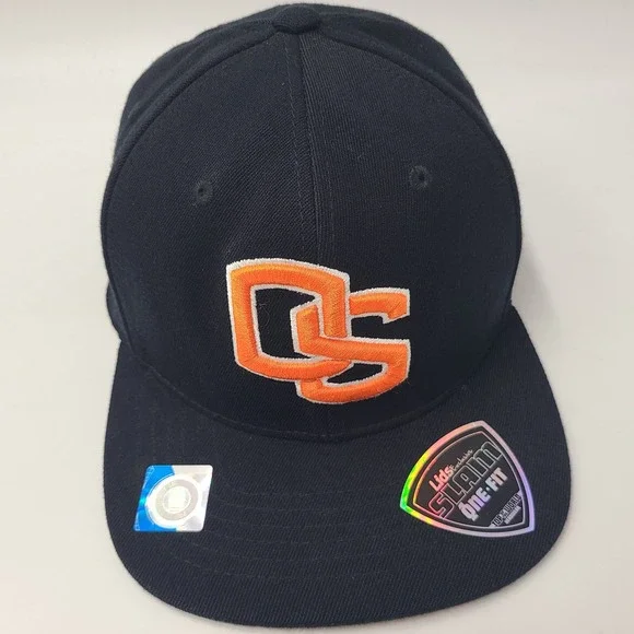 Oregon State Beavers Hat Fitted (Seems L-XL) Top of‎ the World Black Orange NCAA