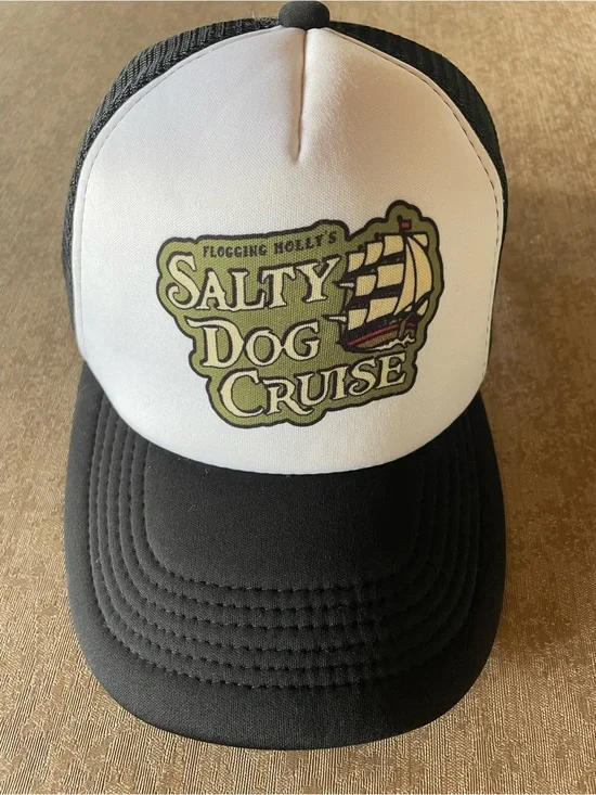 Flogging Molly Salty Dog Cruise Trucker Hat - Black & White